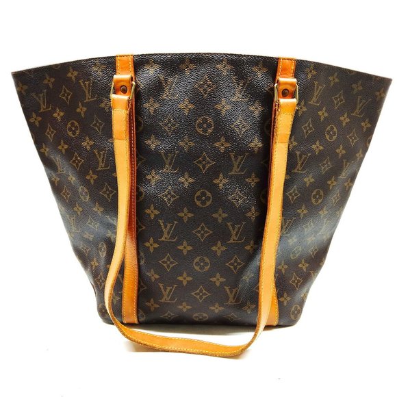 SOLD-100% Authentic Louis Vuitton Sac Shopping Brown Monogram Tote - En Vogue! - Picture 9 of 16
